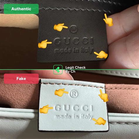 gucci marmont fake vs original|gucci marmont bag vs real.